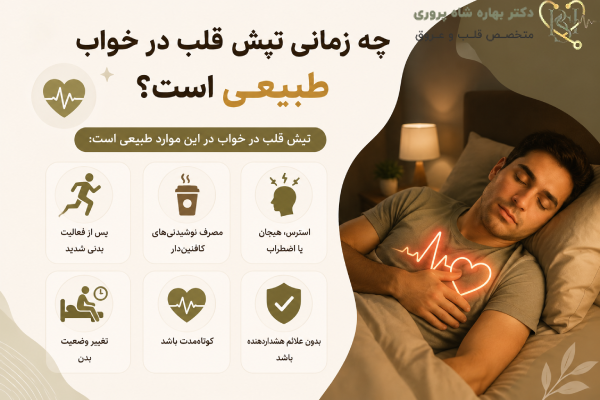 تپش قلب در خواب طبیعی است