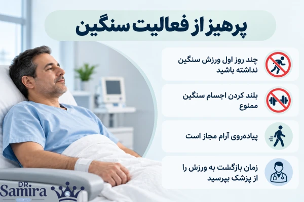 پرهیز از فعالیت سنگین